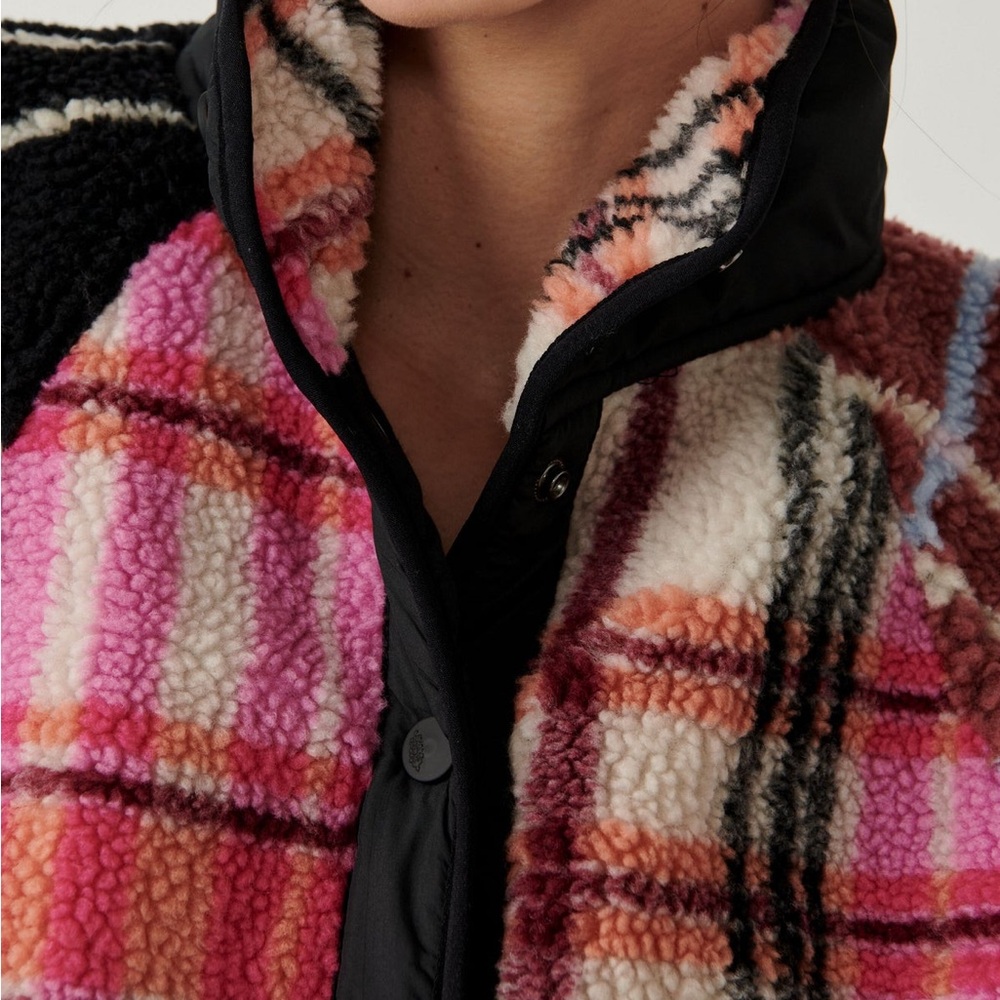 FREE PEOPLE MOVEMENT ROCKY RIDGE - AUTUMN COMBO FLEECE - Picture 6 of 10